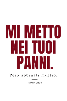 Felpa Mi metto nei tuoi panni girocollo KORNER20