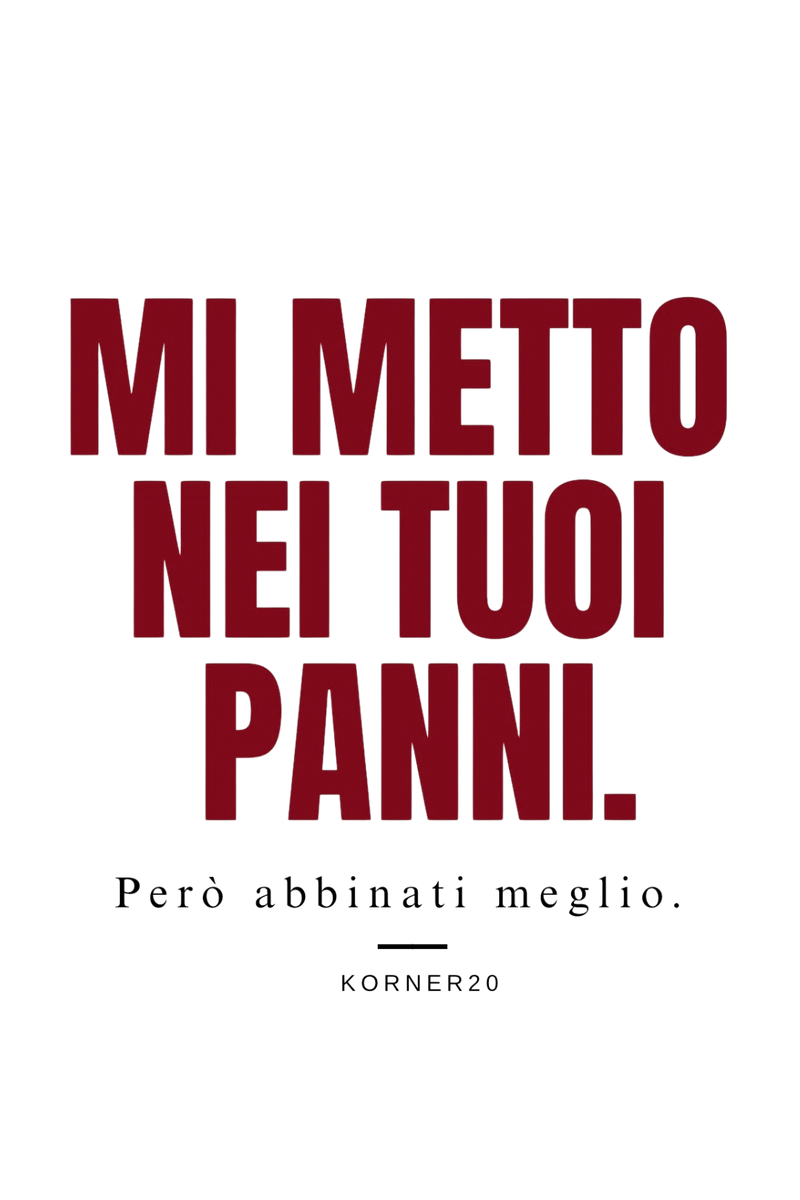 Felpa Mi metto nei tuoi panni girocollo KORNER20