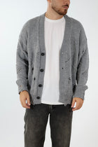 Cardigan strappi destroyed cropped fit  M54 OVERD