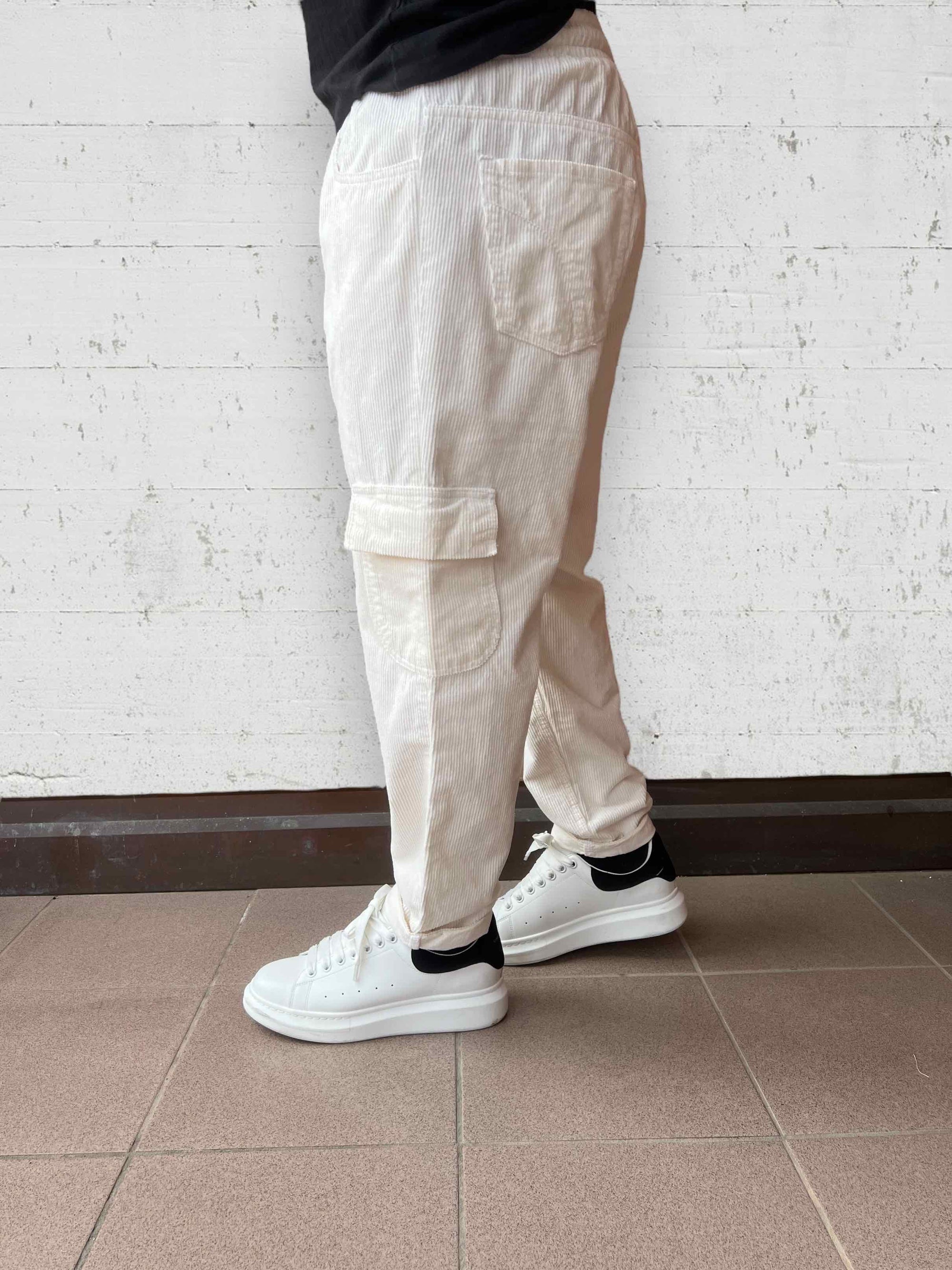 Pantalaccio cargo velluto tapered fit OVERD