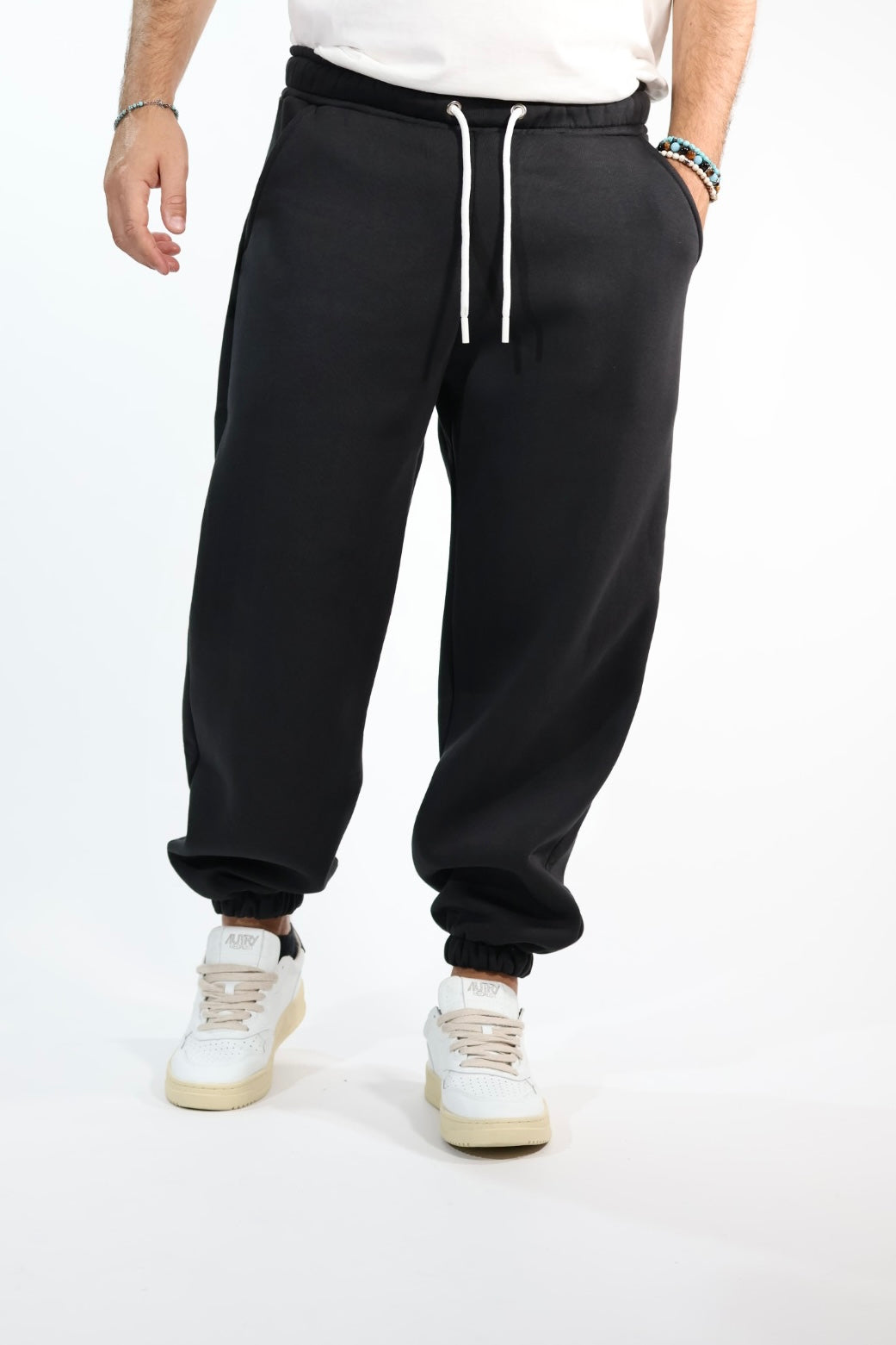 Pantalone 074-33 jogger piombo  BERNA