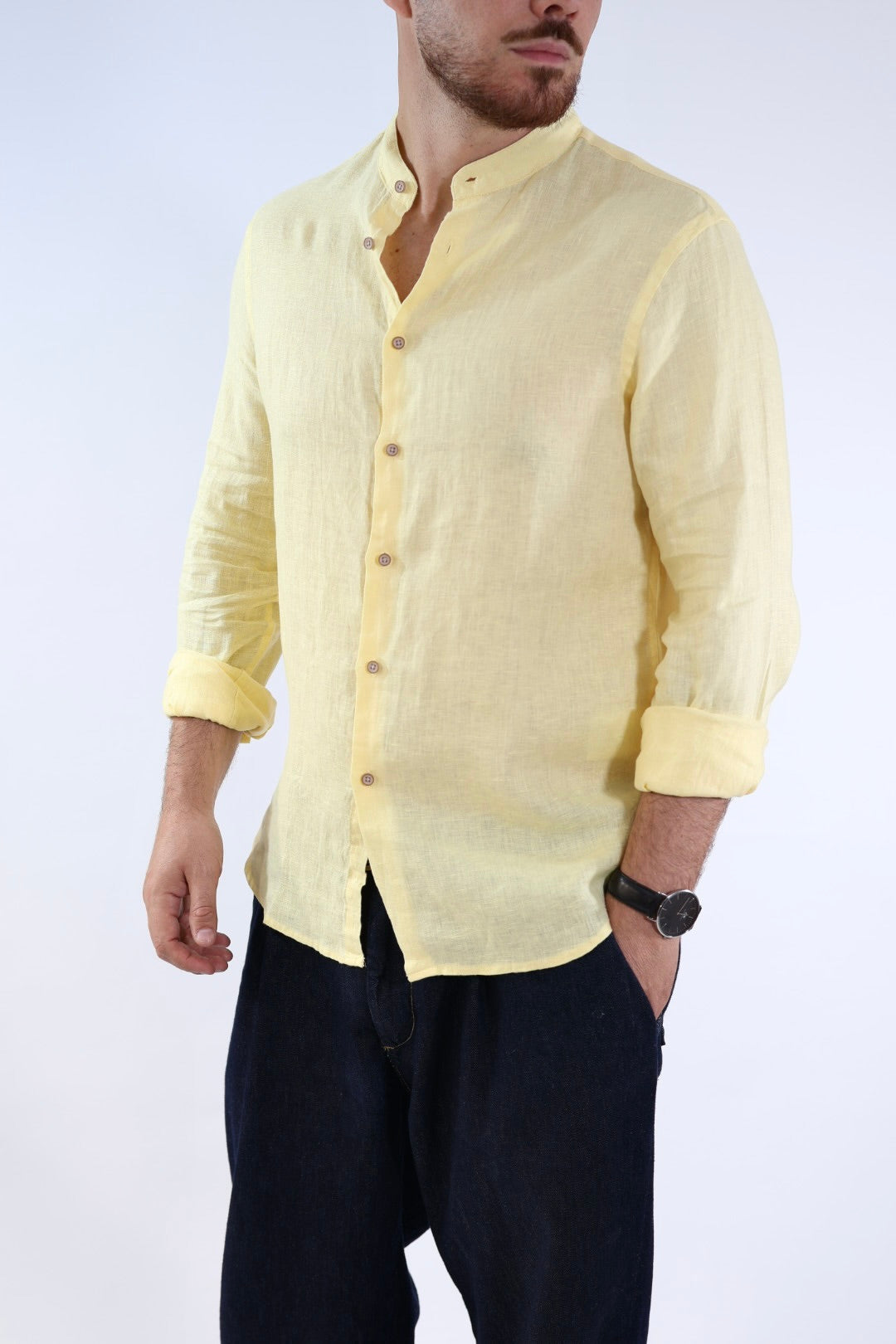 Camicia koren puro lino linen WHY NOT BRAND