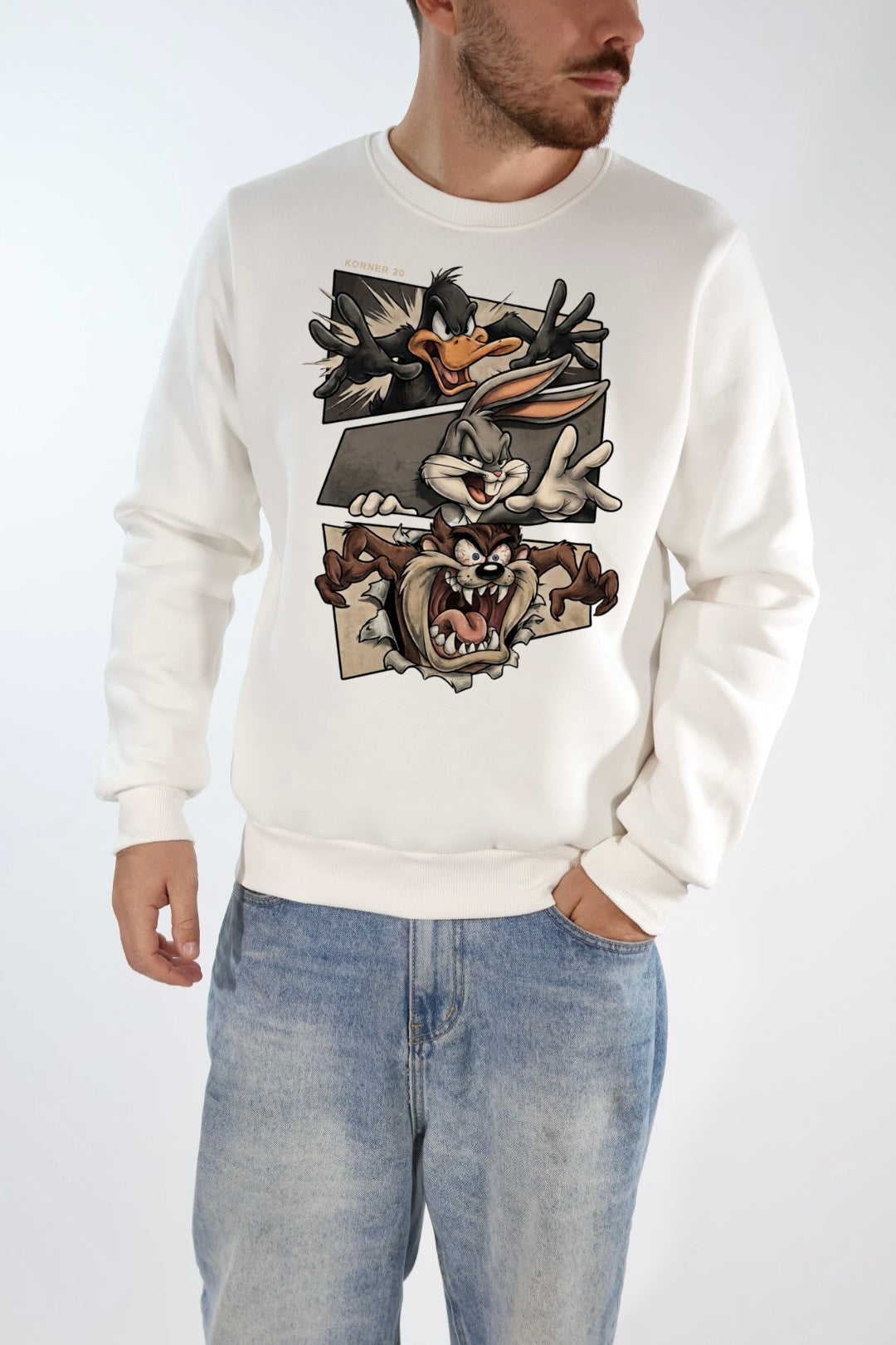Felpa Looney girocollo KORNER20