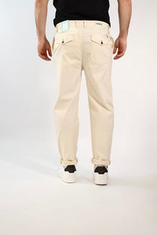 Pantalone cropped lino/cotone anfield 238 BERNA