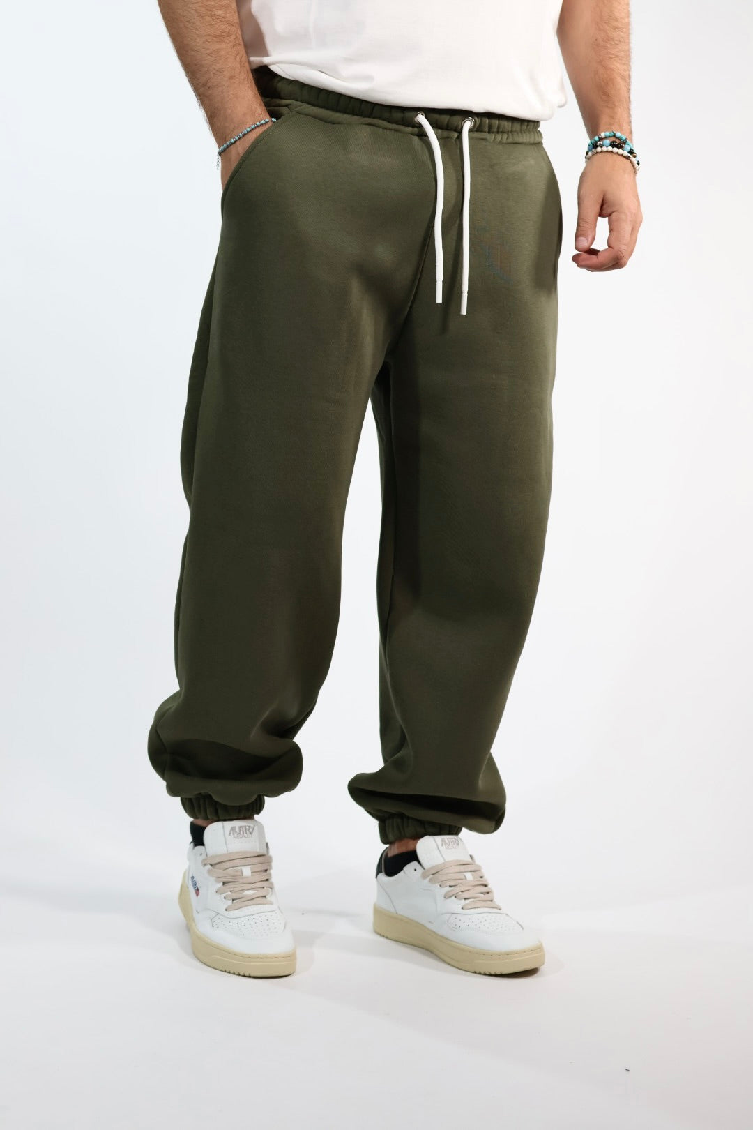 Pantalone 074-418 muschio jogger verde  BERNA