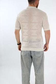 T shirt in maglia traforata 506 J.W