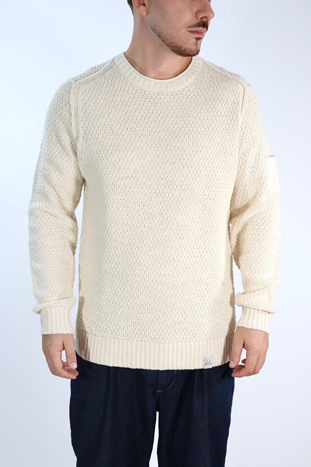 Maglioncino rossi17 girocollo slub  BL11