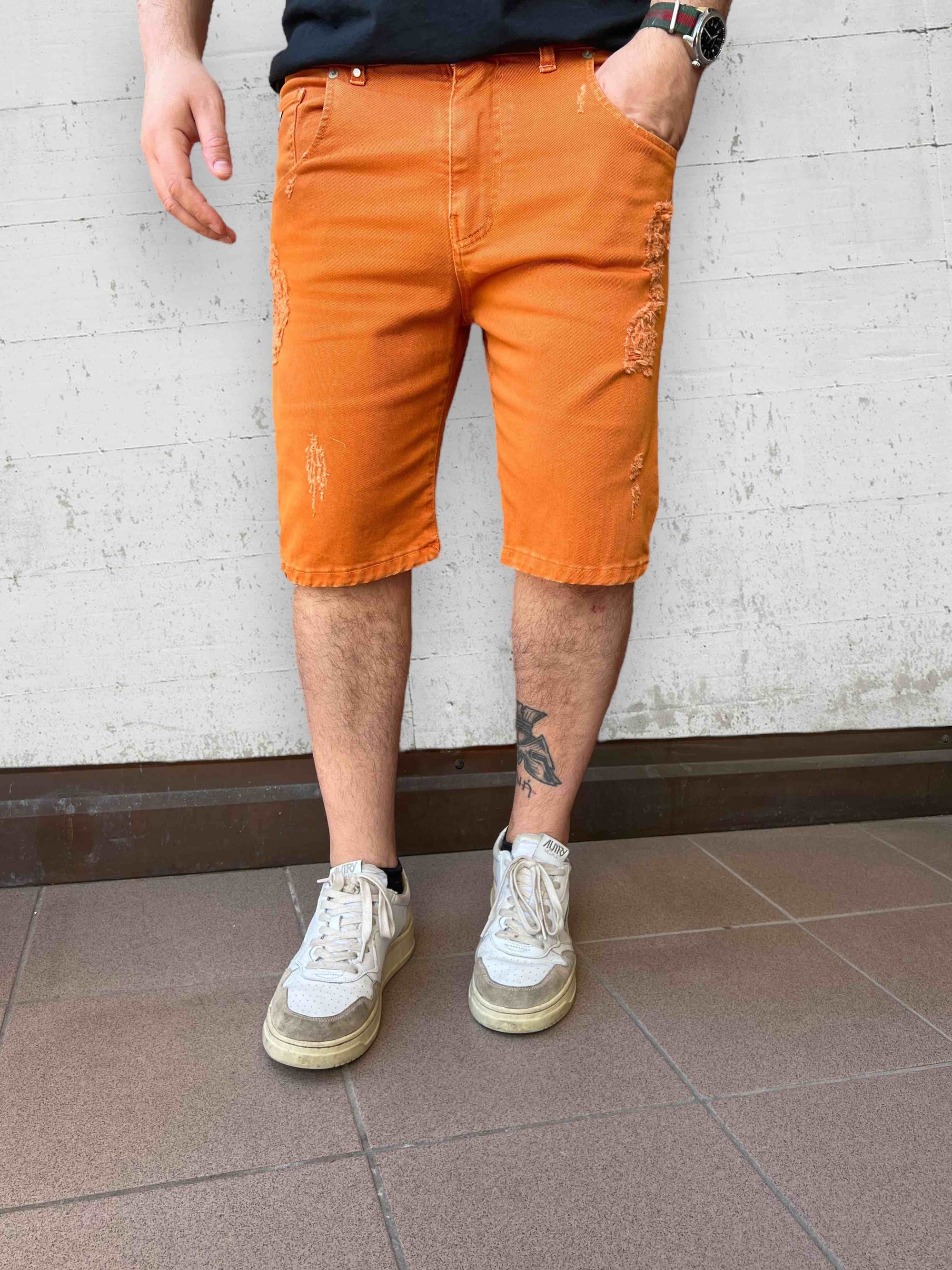 Bermuda bull denim rotture BL11