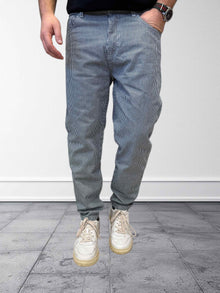 Pantalone Yellowstone cropped righe PONT