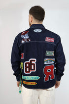 Giacca denim patch boxy 228 BERNA