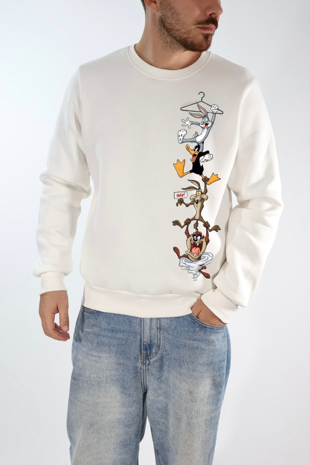 Felpa Looney girocollo KORNER20