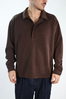 Polo felpa fi4321162 mezza zip viscosa BL11