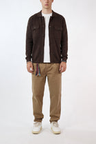 Cardigan 044 polo punto milano moro BERNA