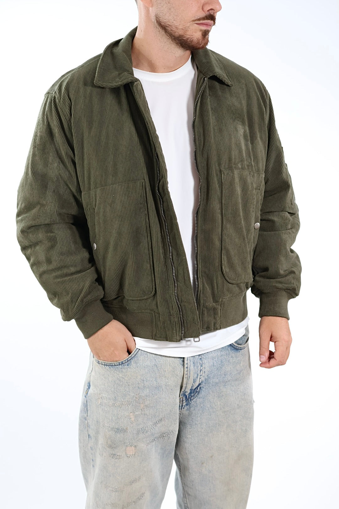 Bomber 014 velluto a coste TONY BACKER