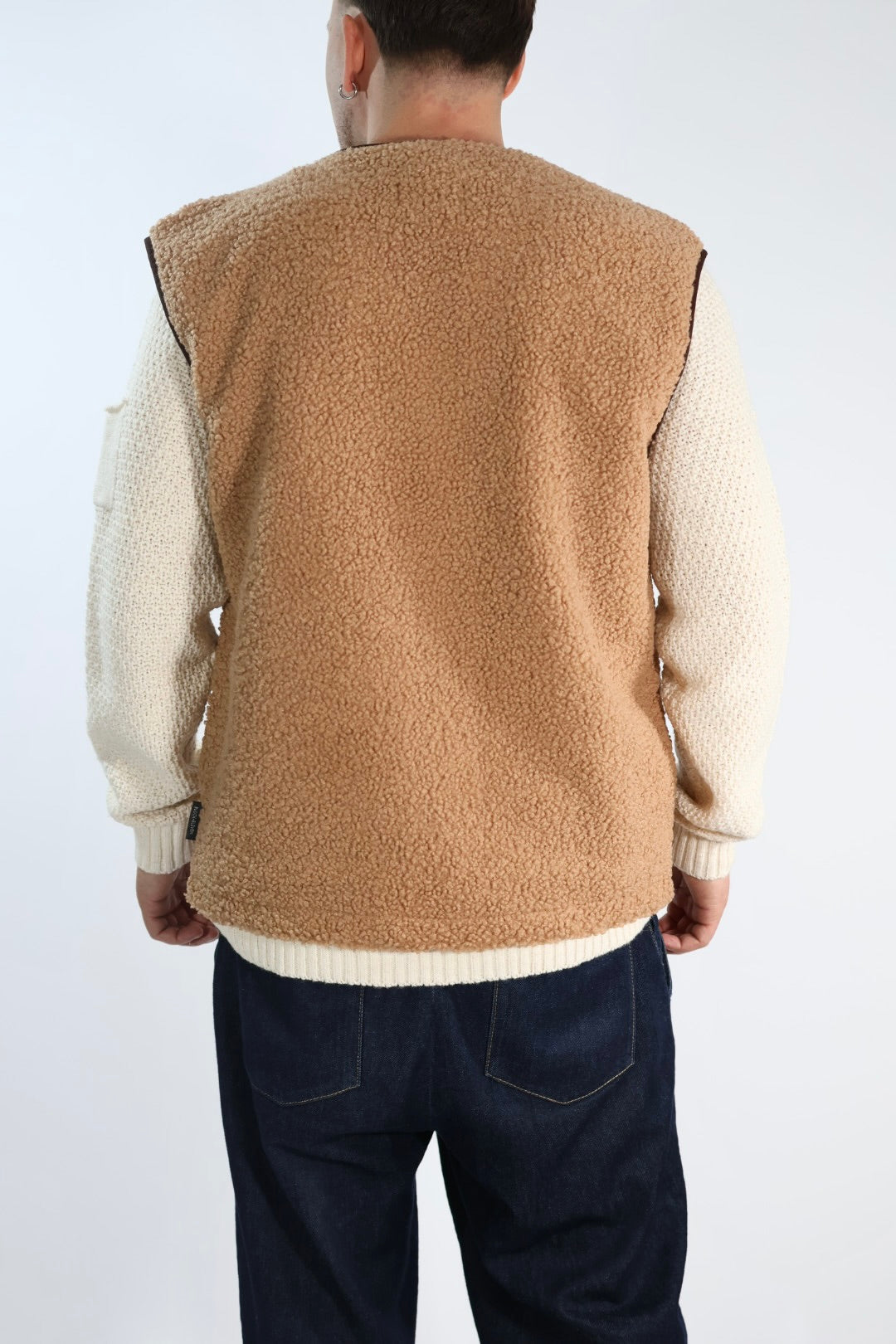 Gilet bl746437 teddy mezza zip BL11
