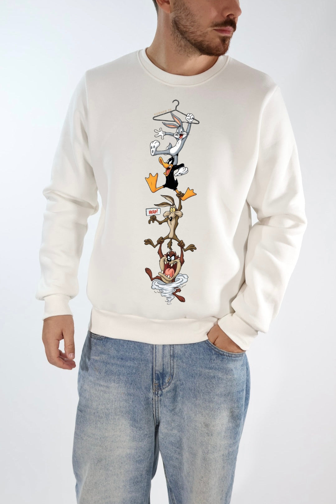 Felpa Looney girocollo KORNER20
