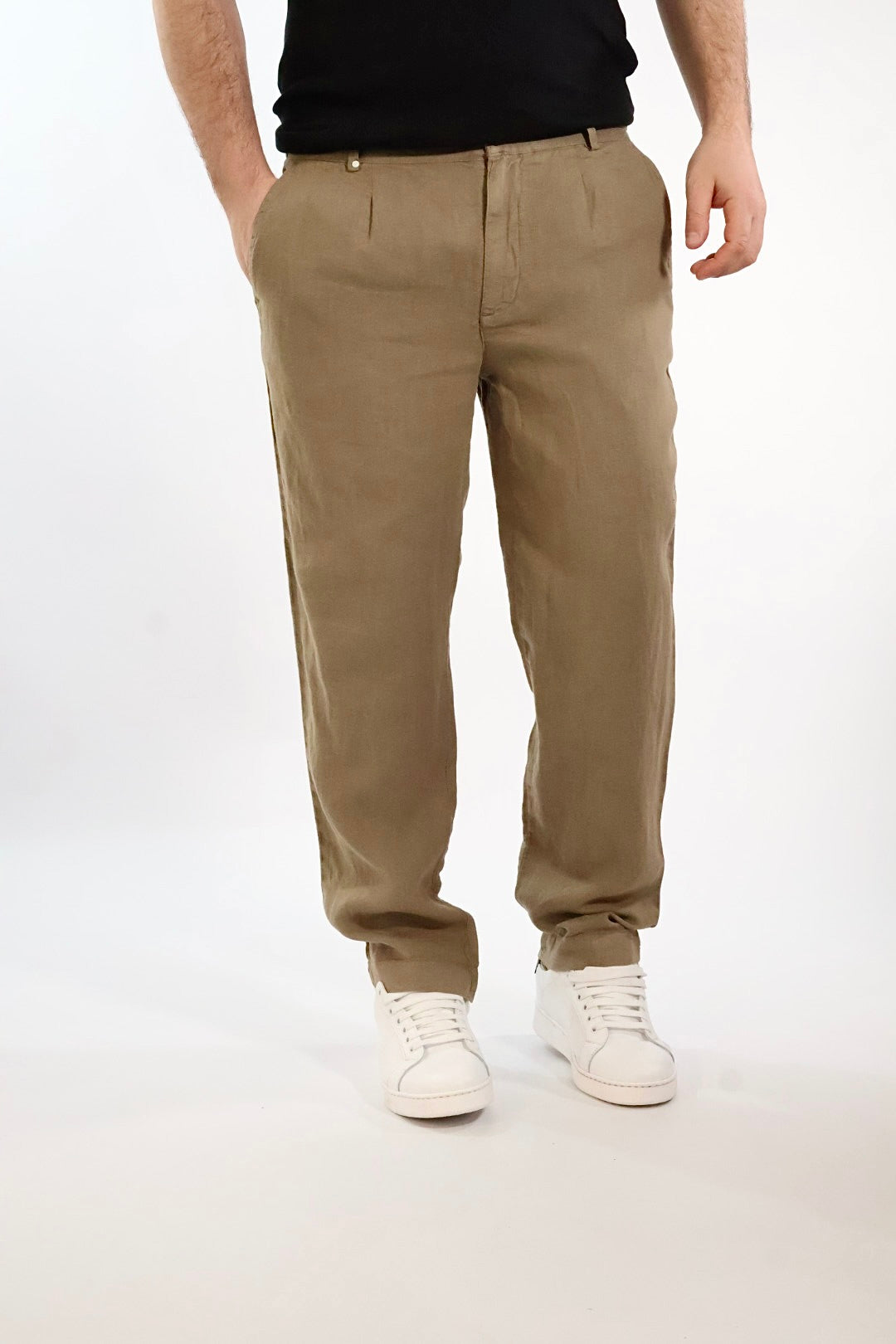 Pantalone lino 357 BL11