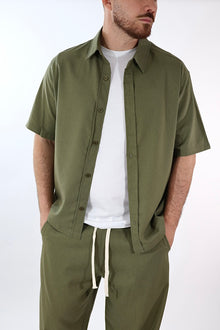 Completo lino camicia+pantalone  1046 J.W