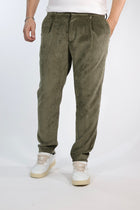 Pantalone P35 tapered fit velluto costine OVERD
