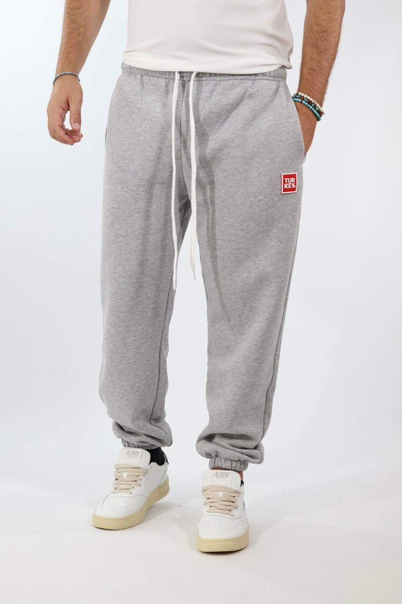 Pantalone tuta bill basic grey  TURKEY