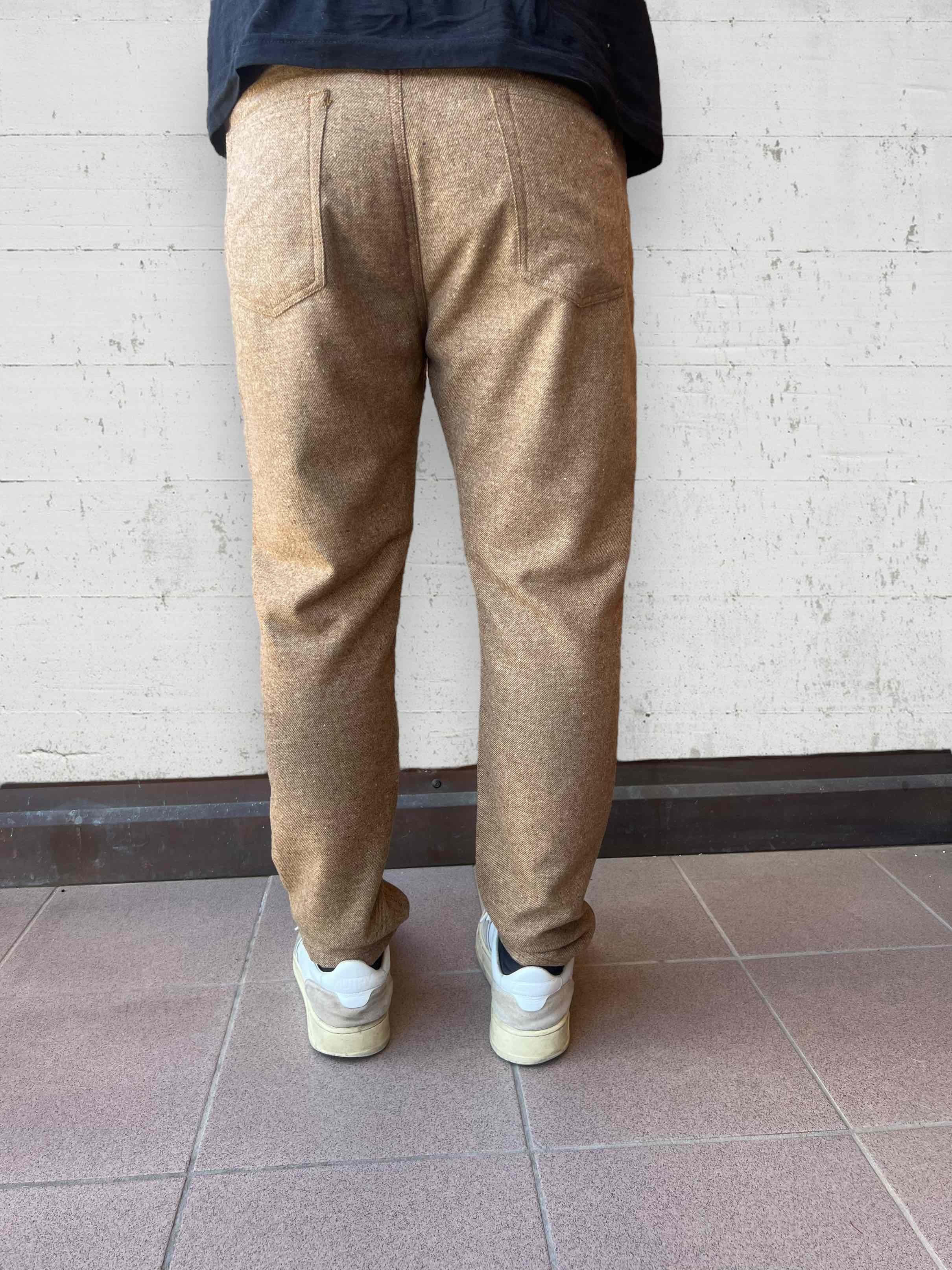 Pantalone Yellowstone cropped lana PONT