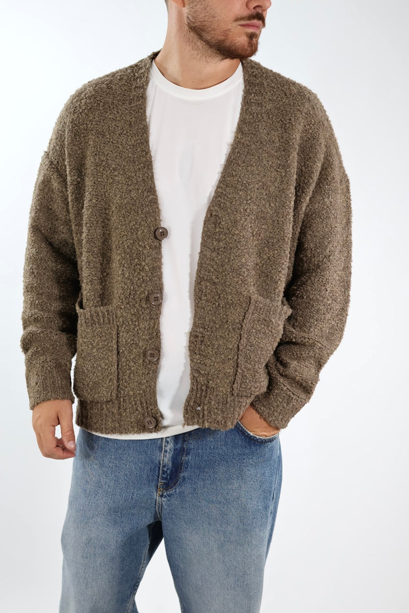 Cardigan Boucle cropped fit M66