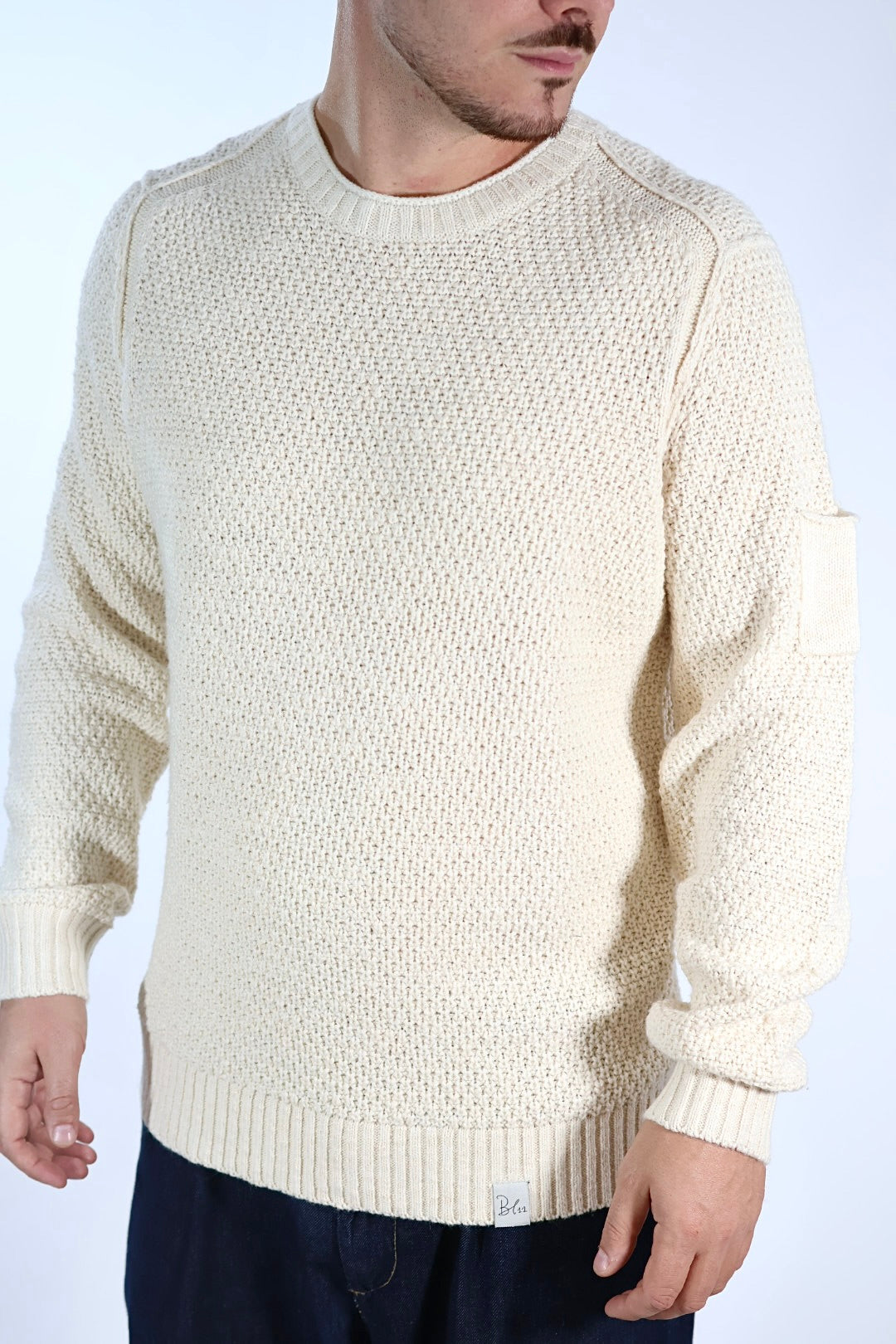 Maglioncino rossi17 girocollo slub  BL11