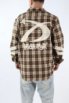 Camicia check flanella logo 840 DISCLAIMER