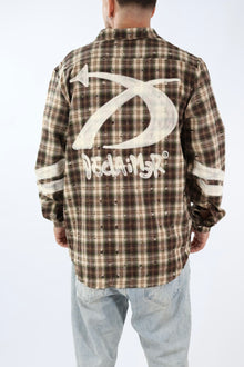 Camicia check flanella logo 840 DISCLAIMER