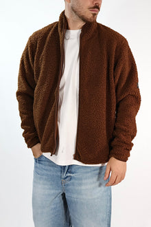 Giubbino BL7458162 teddy full zip moro BL11