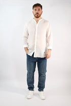 Camicia lino collo coreana 250 BERNA