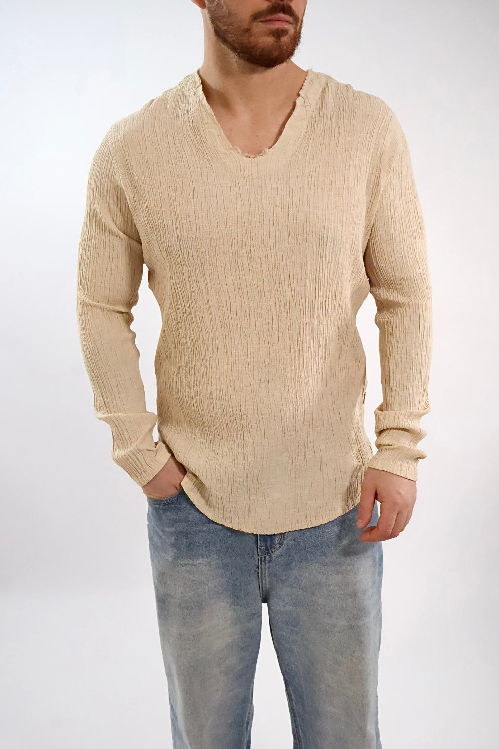 Camicia stropicciata 12OD GIANNI LUPO