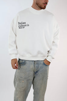 Felpa cropped italian culture 122 BERNA