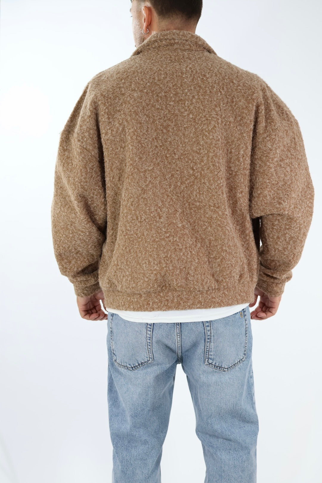 Giacca teddy egg fit pattine J34 OVERD