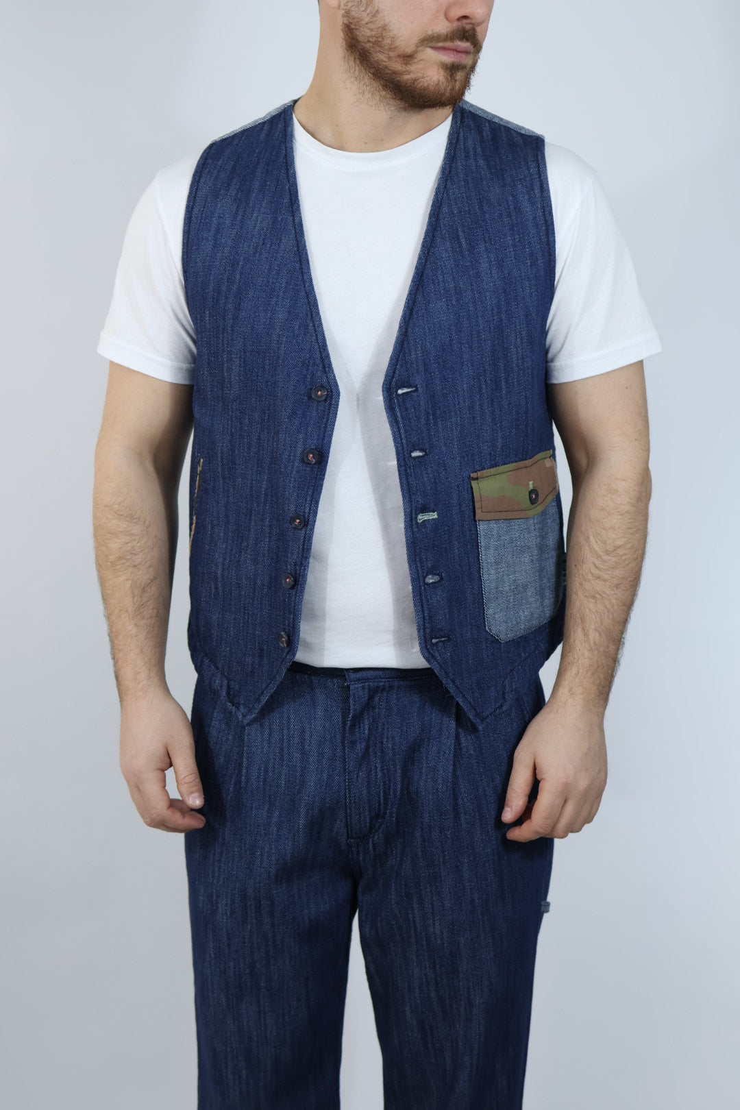 Gilet denim 376 BERNA