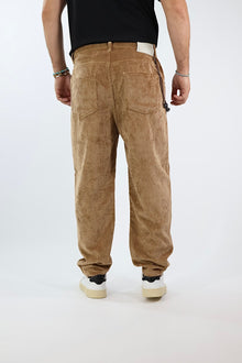 Pantalone velluto tapered fit P83 OVERD