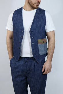 Gilet denim 376 BERNA
