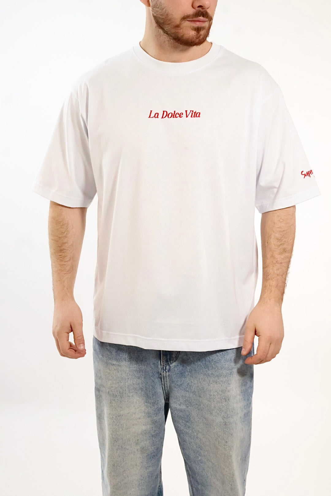 T-shirt ricamo la dolce vita 1967 SUPERCULTURE