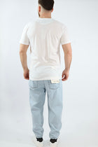 T shirt doppio taschino fiori 30  BL11