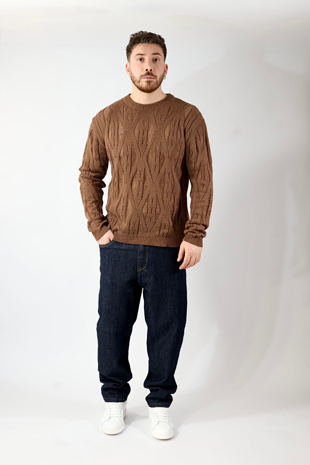 Maglioncino losanghe 016 BERNA