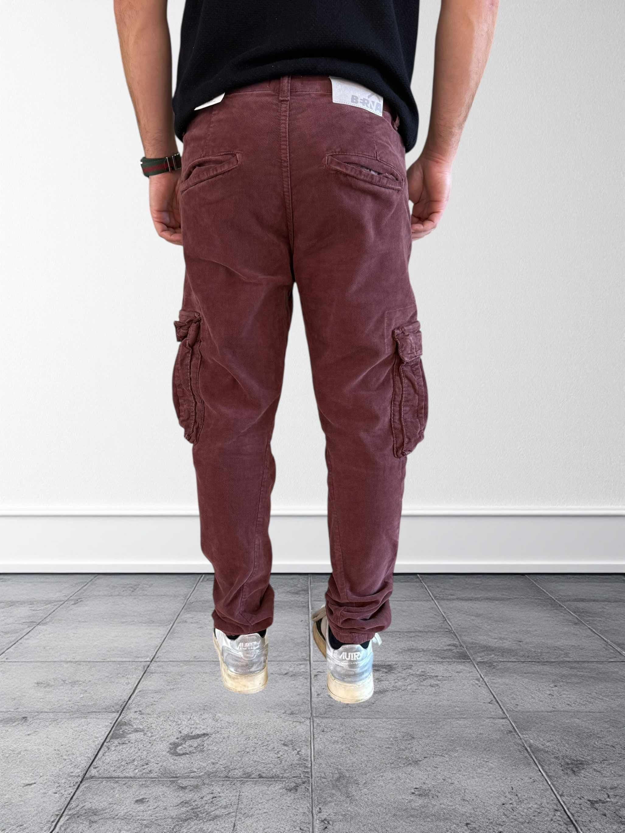 Pantalone cargo velluto 031 BERNA