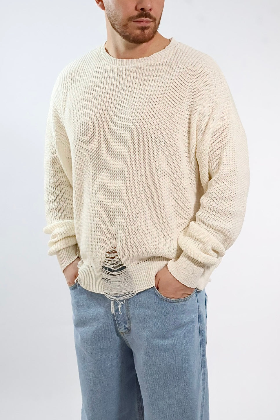 Maglione strappi MA/05 NEW JOB BRAND
