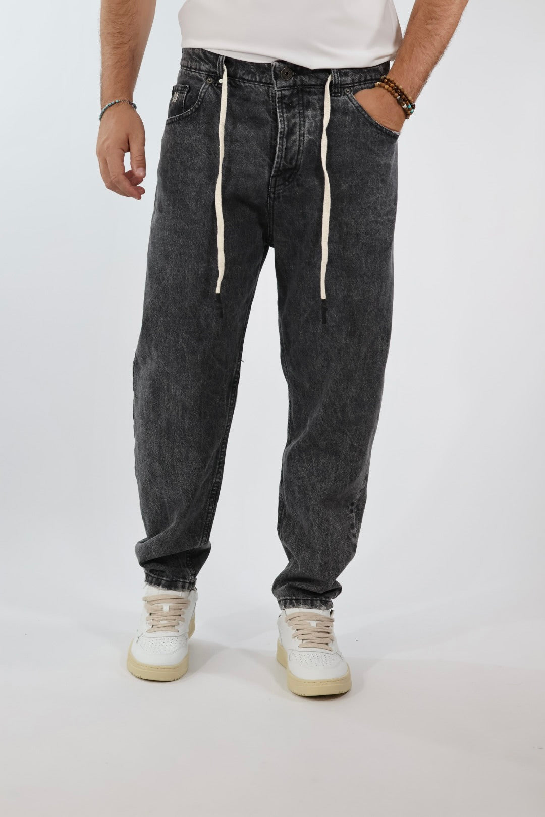 Jeans coulisse marmo BLK20730  BL11