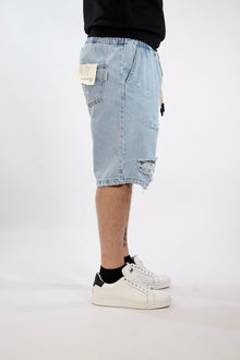 Bermuda denim coulisse  411  BL11