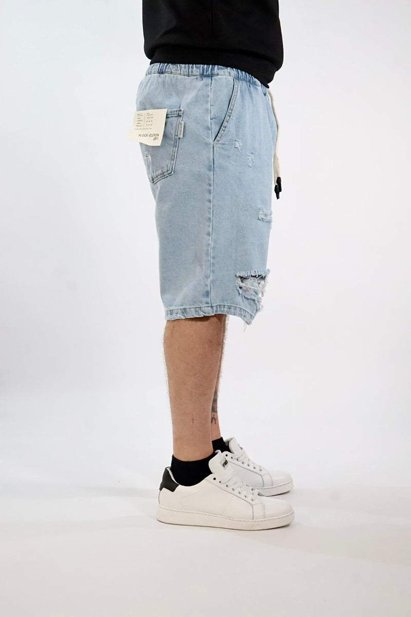 Bermuda denim coulisse  411  BL11