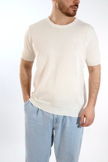 T-shirt in maglia lino/viscosa 335  LANDEK