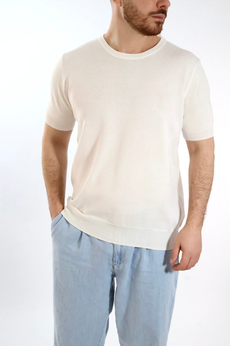 T-shirt in maglia lino/viscosa 335  LANDEK