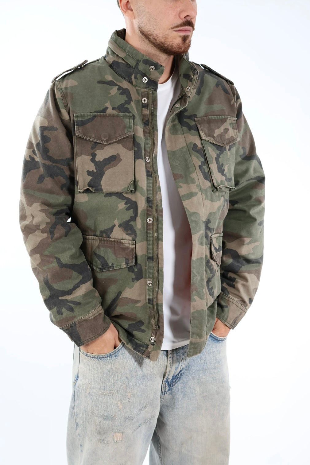 Giacca 284 sahariana camo 2 in 1 LANDEK