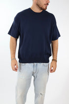 T shirt in maglia cropped over 432 BERNA