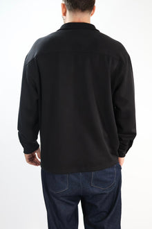 Polo felpa fi43210001 mezza zip viscosa BL11